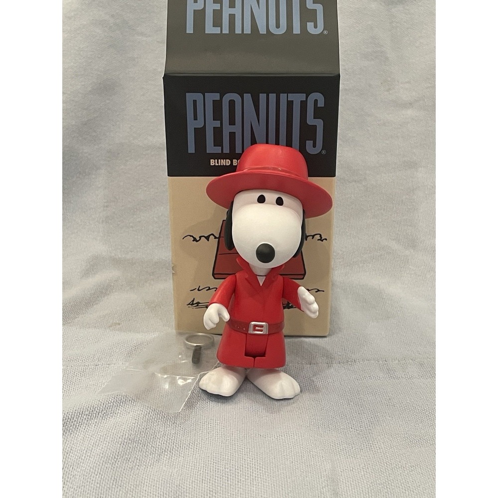 NEW Open Box Super7 Reaction Peanuts Vinyl Action Figure - Secret Agent Snoopy